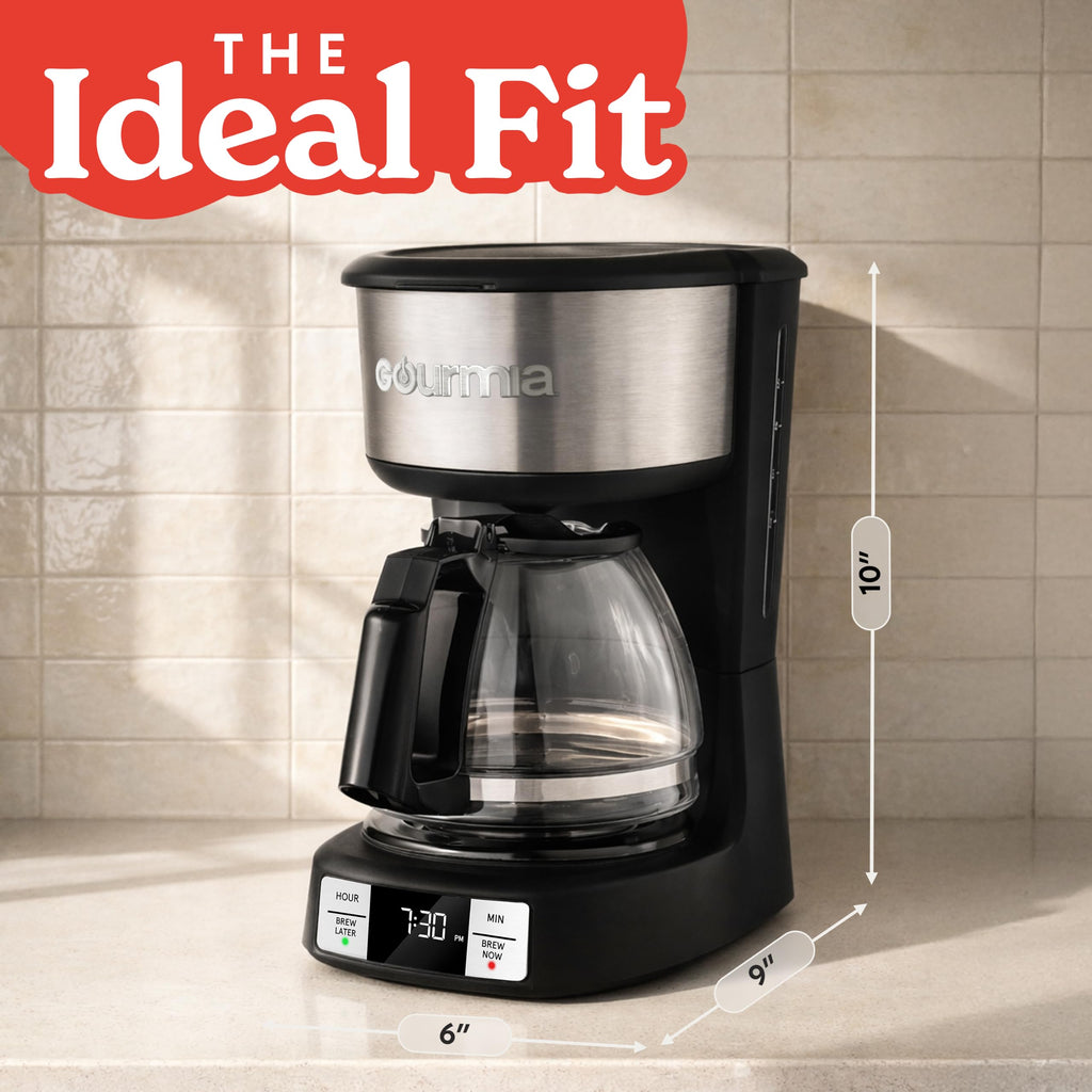 5-Cup Glass Carafe Black Drip Coffee Maker M773031