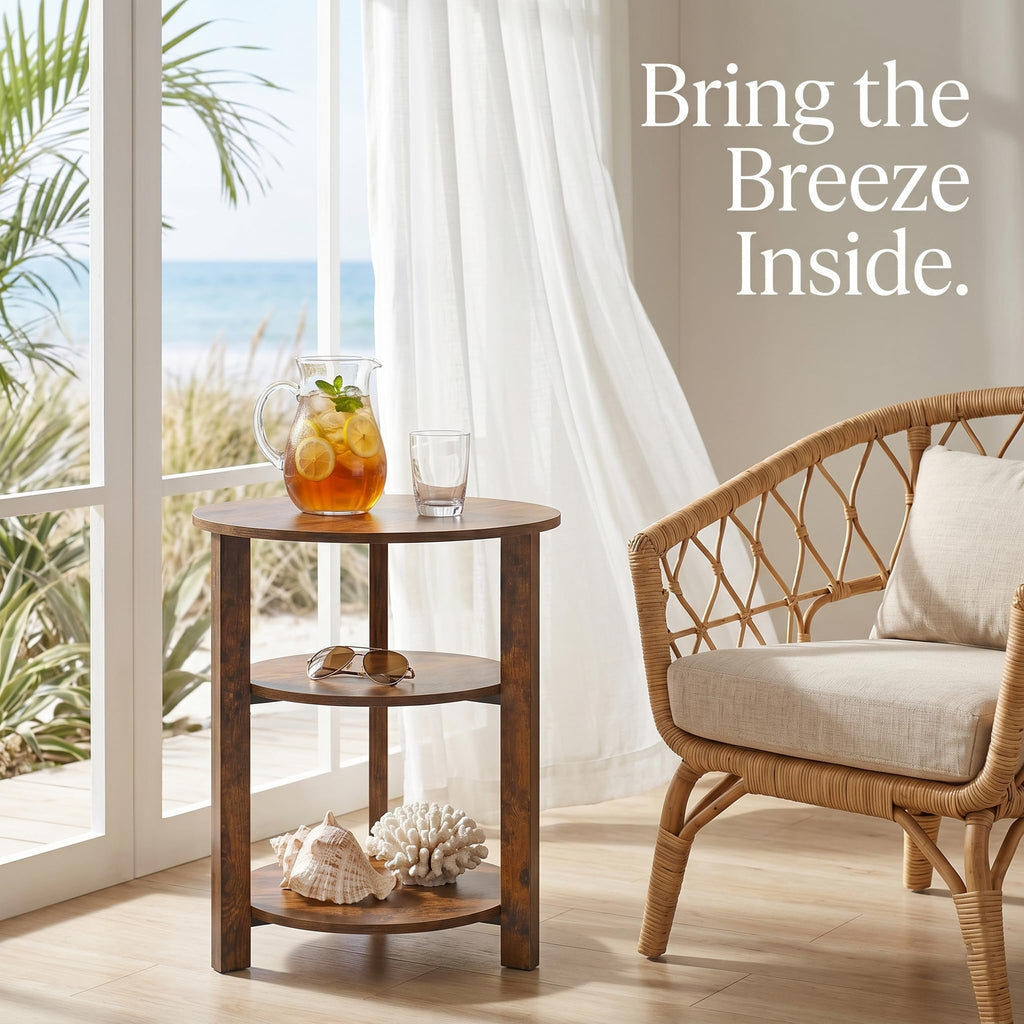 3-Tier Round Side Table Q116