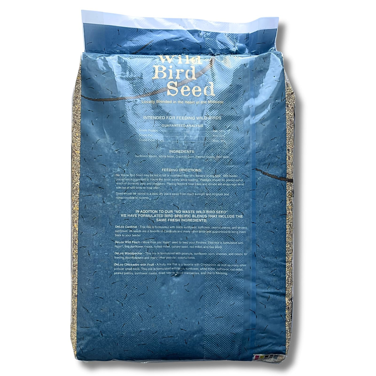 No Waste Wild Bird Seed 20 lb Bag Shell-Free Blend T4837