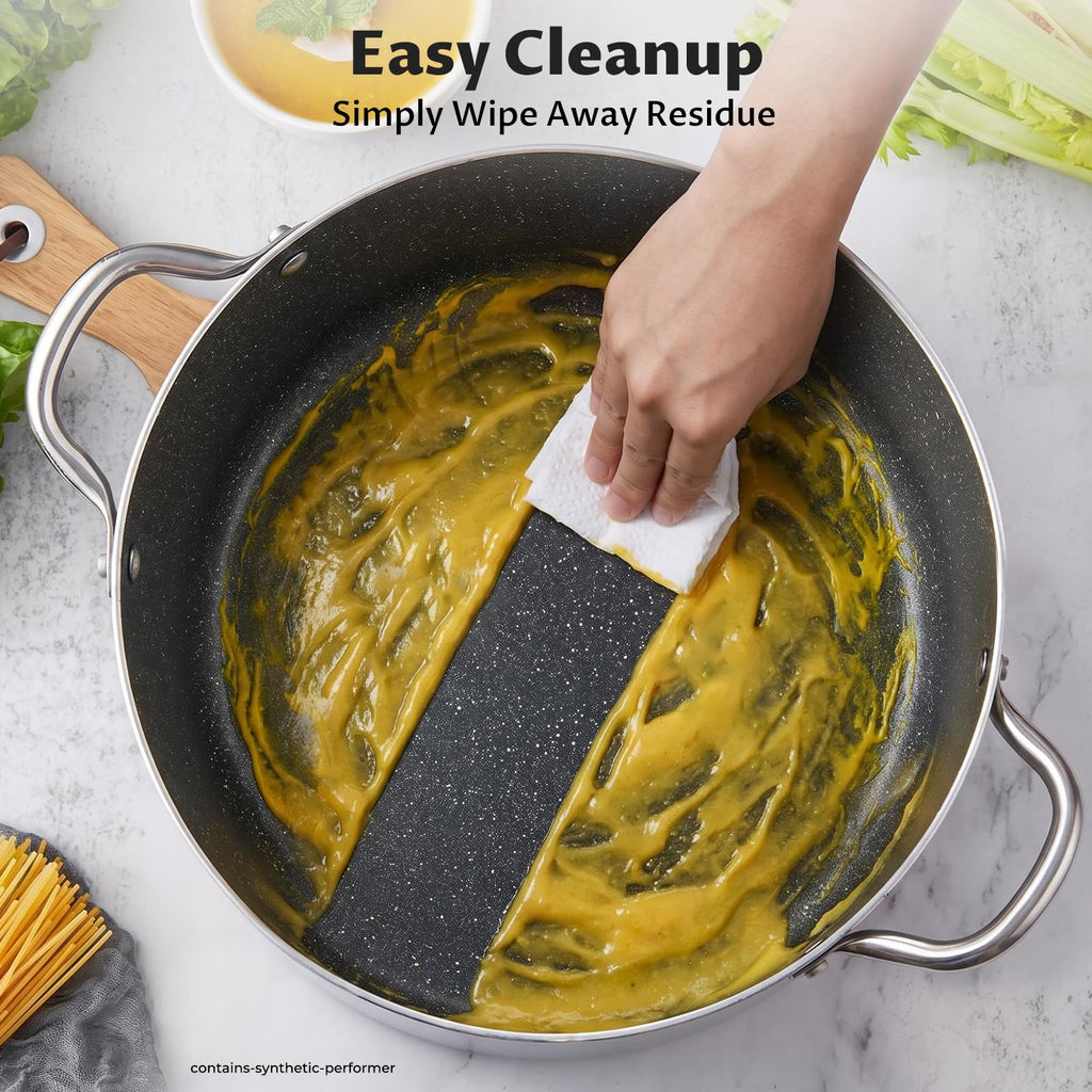 12 Quart Nonstick Stock Pot with Lid M415453