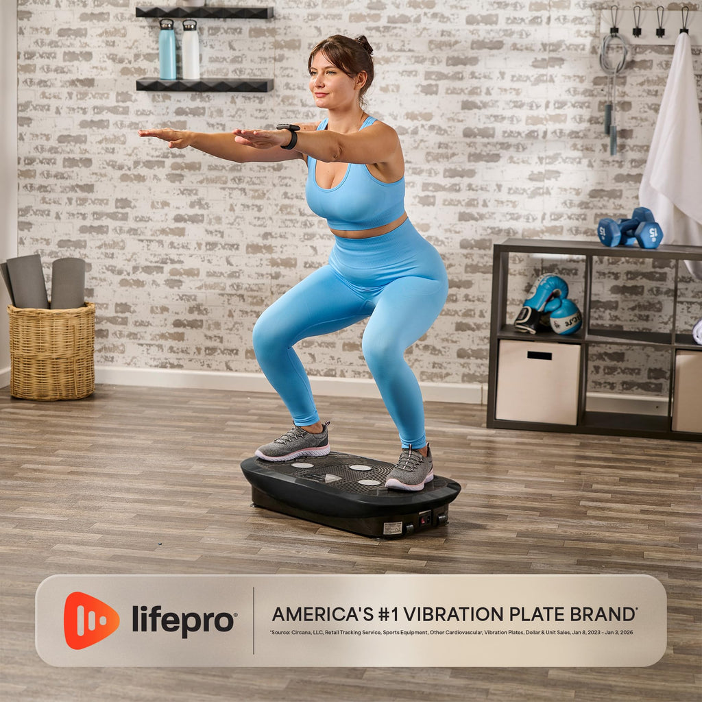 Vibration Plate Exercise Machine with 7 Training Modes T501997