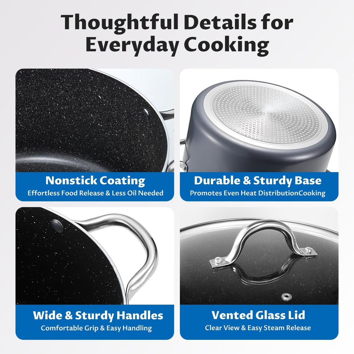 12 Quart Nonstick Stock Pot with Lid M415453