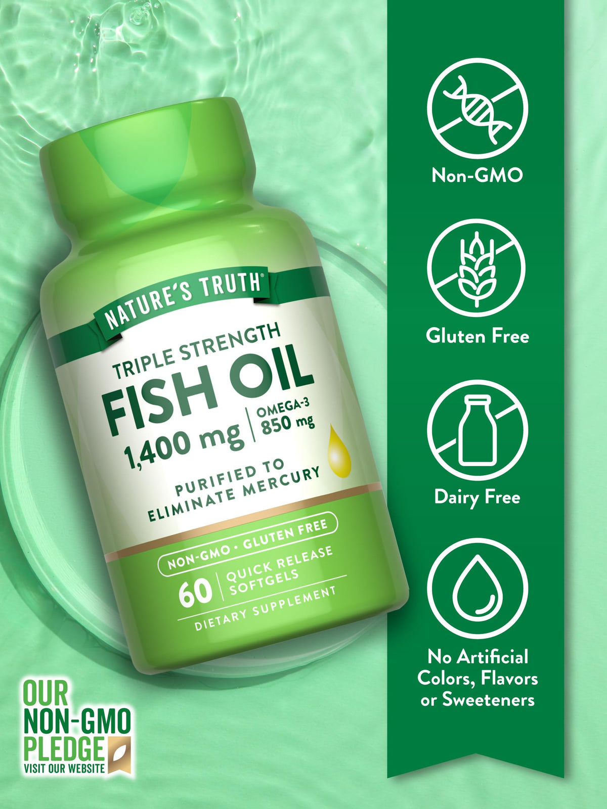 Triple Strength Fish Oil 1400 mg I950