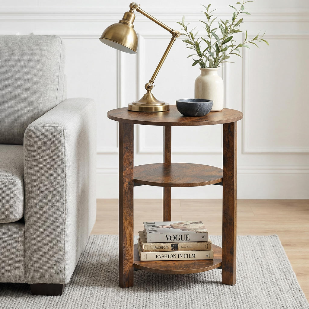 3-Tier Round Side Table Q116