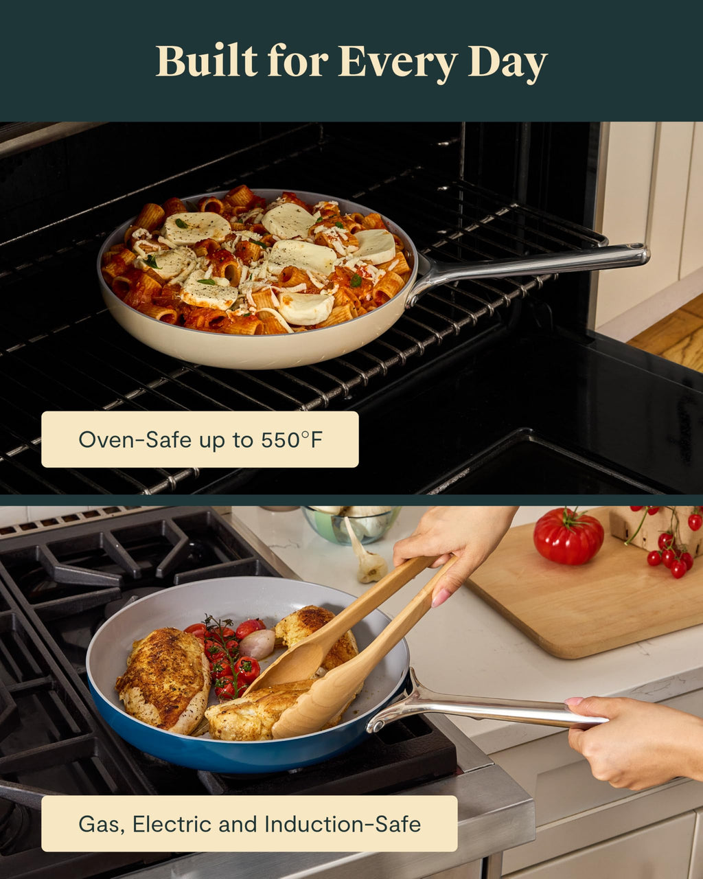 Non-Stick Ceramic Coated Fry Pan Trio, 8", 10.5", & 12" A58936