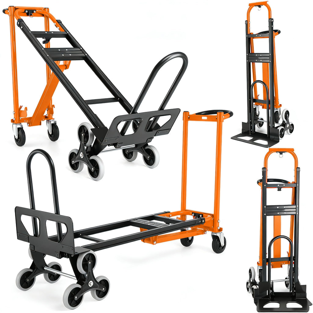 Heavy Duty 1000 LBS 4-in-1 Convertible Steel Hand Truck W16756
