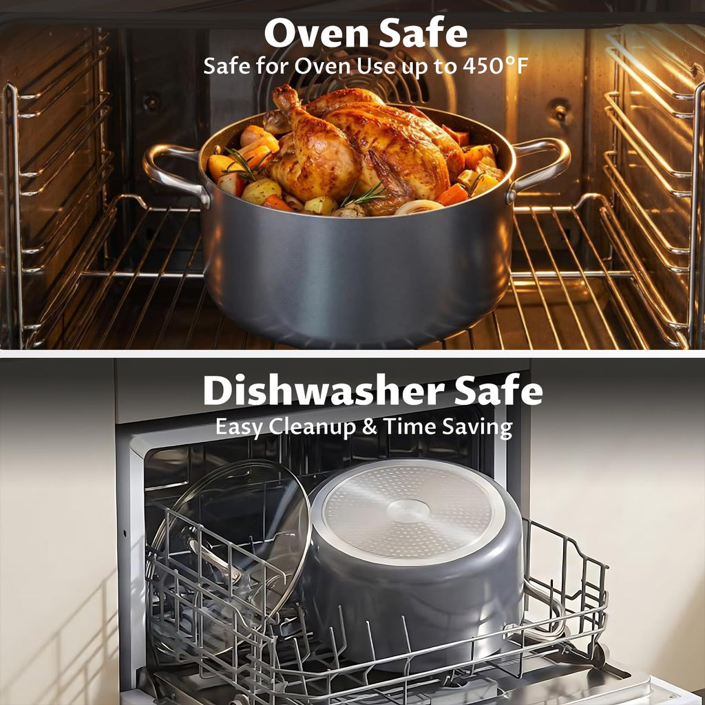 12 Quart Nonstick Stock Pot with Lid M415453