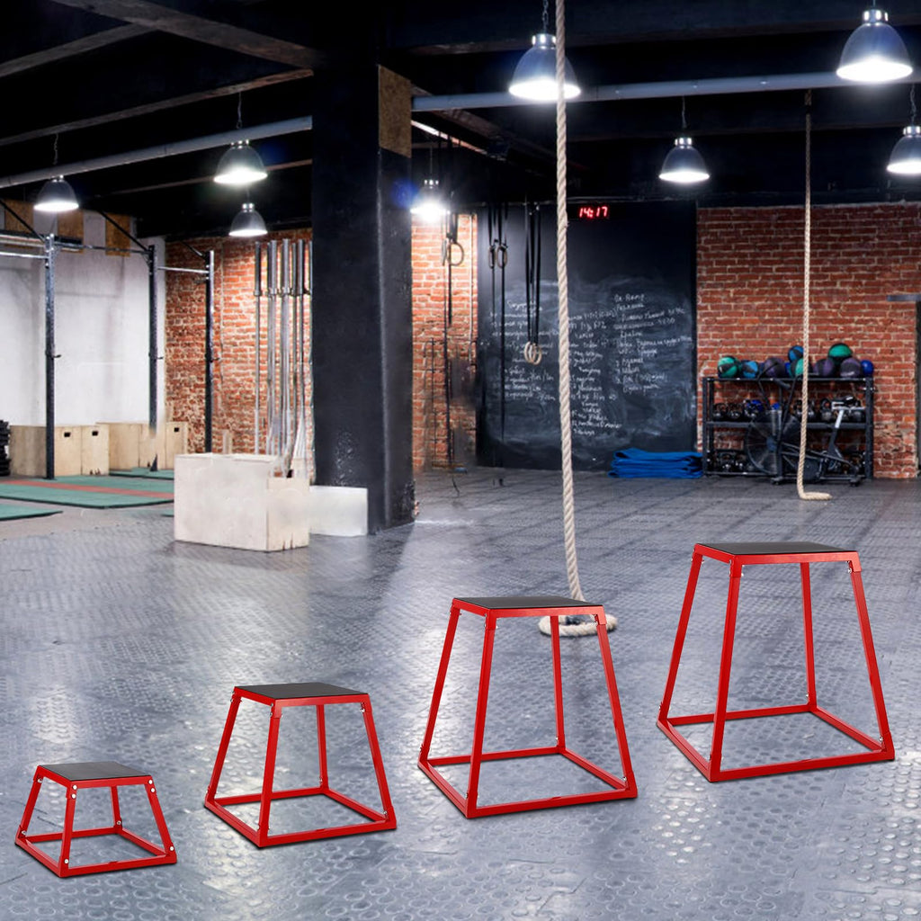 Adjustable Steel Plyometric Jump Box Set M13965
