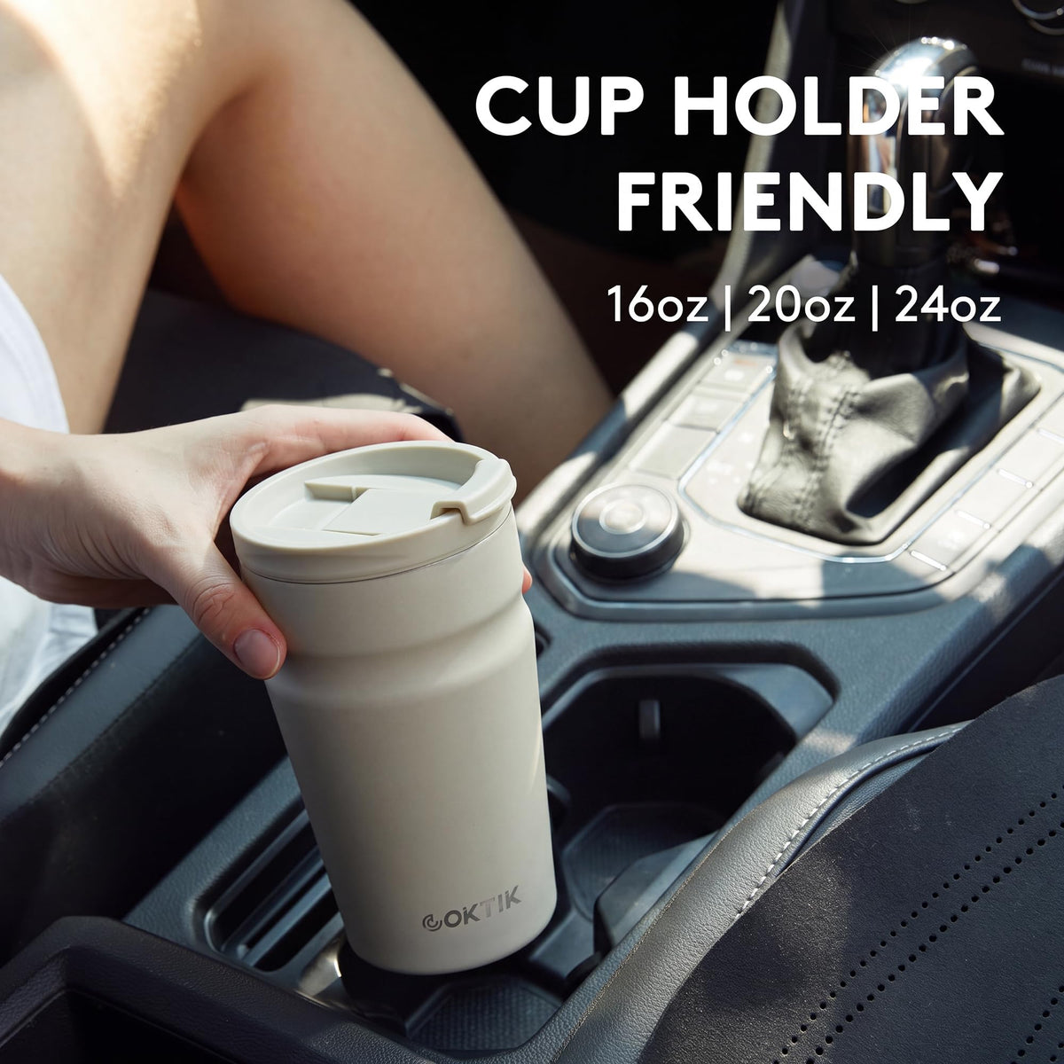 16oz Insulated Stainless Steel Coffee Tumbler with Lid K3862