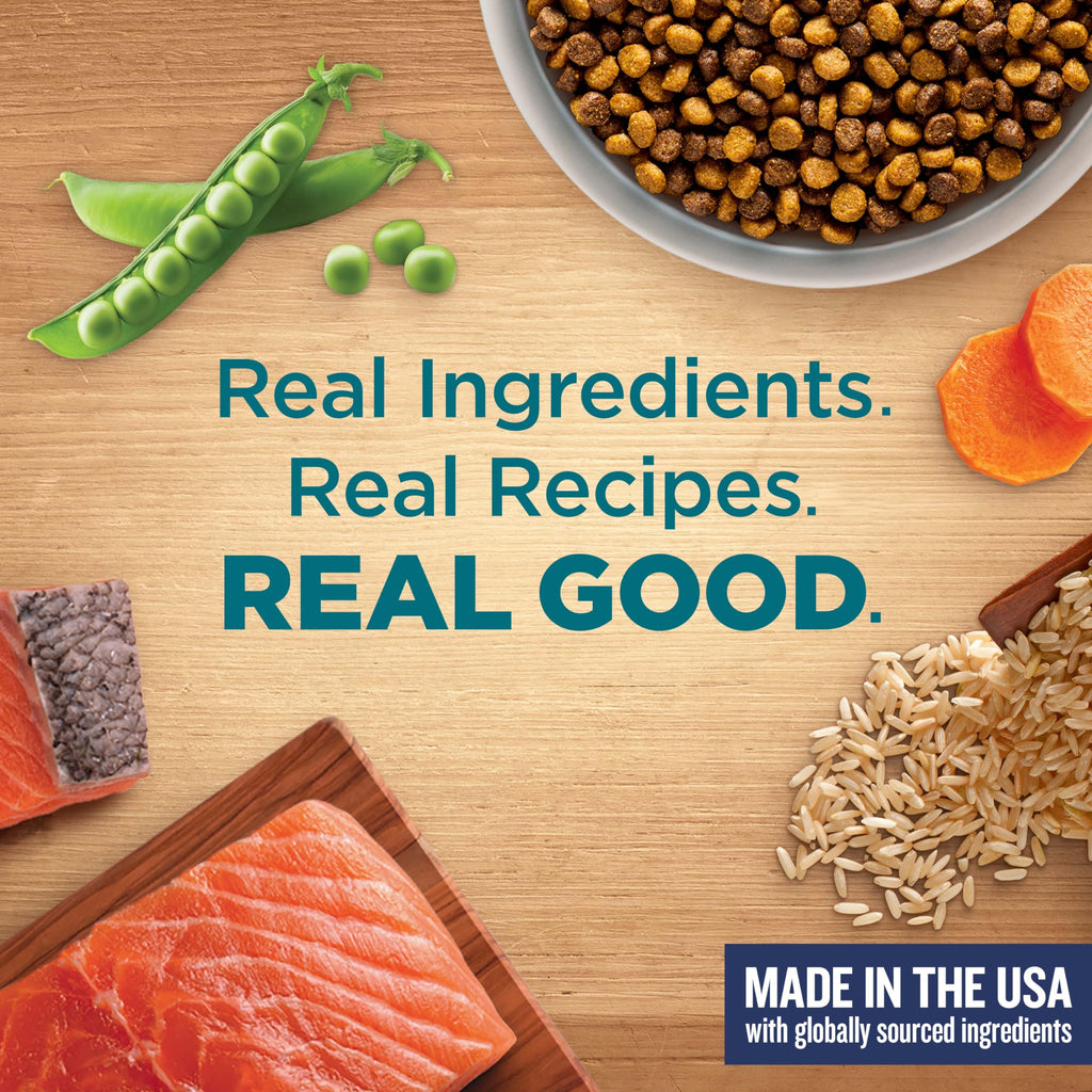 Salmon & Brown Rice Recipe Dry Cat Food 14 lb. Bag P745460