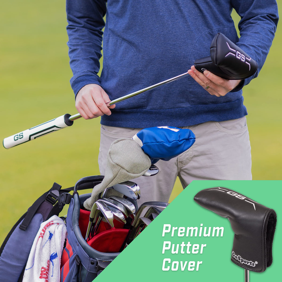 34” Right-Handed Mallet Putter with Milled Face R136