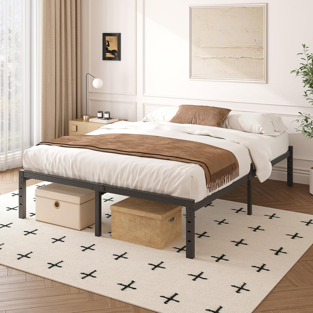Queen Metal Platform Bed Frame T627049