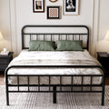 Queen Size Metal Bed Frame with Storage Space K623869