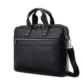 Black Leather Slim Brief D709309